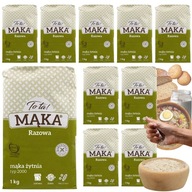 TYP 2000 celozrnná RAŽNÁ múka ToTa! BALENIE 10 x 1 kg TYP 2000 celozrnná RAŽNÁ múka ToTa! BALENIE 10 x 1 kg