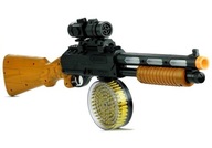 Pištoľová zbraň Puška AK 868-1 Lights Game 60 cm