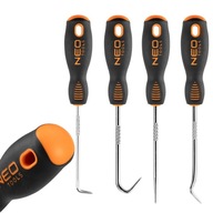 NEO SADA HÁKOV SADA HÁKOV PRE O-KRÚŽKY S RÚČKOU 150mm 4ks 04-231 NEO SADA HÁKOV SADA HÁKOV PRE O-KRÚŽKY S RÚČKOU 150mm 4ks 04-231