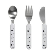 Done by Deer Dreamy Dots Cutlery White