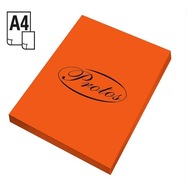 Kopírovací papier A4 80g PROTOS 100ks. oranžová