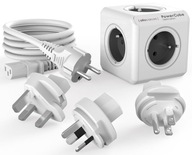 Allocacoc PowerCube ReWirable IEC pásik + 4 zástrčky Allocacoc PowerCube ReWirable IEC pásik + 4 zástrčky