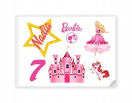 Barbie Sugar Print Personalizované meno Vek Barbie Sugar Print Personalizované meno Vek