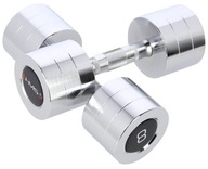 Činky Chrome závažia 2x8 kg HMS Činky Chrome závažia 2x8 kg HMS