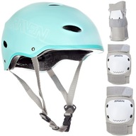 Súprava prilby RAVEN F511 Mint S + Grey S chrániče Súprava prilby RAVEN F511 Mint S + Grey S chrániče