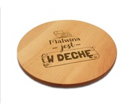 DREVENÁ otočná doska na syr 35 cm - gravírovanie DREVENÁ otočná doska na syr 35 cm - gravírovanie