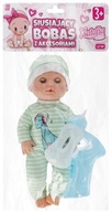 Bábika 28cm Baby v klobúku doplnky modrá PBH ARTICLE