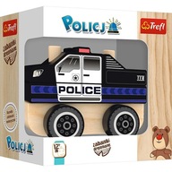 Drevená palica - Hračka policajného auta 60999