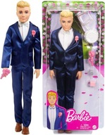 Bábika Barbie KEN Svadba ženícha + doplnky