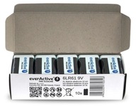 EVERACTIVE E 6LR61 9V alkalická batéria 10 ks. EVERACTIVE E 6LR61 9V alkalická batéria 10 ks.