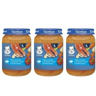 GERBER Obiadek kytica zeleniny s lososom 190 g GERBER Obiadek kytica zeleniny s lososom 190 g