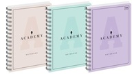 Zápisník A5/100K kockovaný Academy Pastel (5ks) Zápisník A5/100K kockovaný Academy Pastel (5ks)