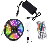 Vodotesný SMD 5050 RGB LED PILOT PILOT Sada 5m Vodotesný SMD 5050 RGB LED PILOT PILOT Sada 5m
