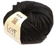 LOVE WOOL 108 BLACK KATIA priadza vlna/alpaka 14770 LOVE WOOL 108 BLACK KATIA priadza vlna/alpaka 14770