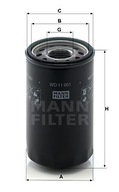 WD 11 001 MANN-FILTER Filter ovládacej hydrauliky