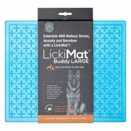 LickiMat Buddy LARGE tyrkysová antistresová podložka LickiMat Buddy LARGE tyrkysová antistresová podložka