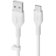 Kábel Belkin Boost Flex USB-A / USB-C, 60W, 3m Kábel Belkin Boost Flex USB-A / USB-C, 60W, 3m