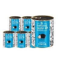 Natural Taste Mokré krmivo pre psov čierna ovca Jahňacie 12 x 800 g