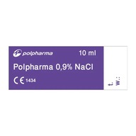 Polpharma 0,9% NaCL, roztok chloridu sodného, ​​10ml, 100 ampuliek