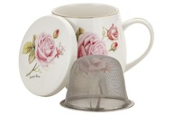 Sudový hrnček s infuzérom Flowers Rose infuser 320 ml Sudový hrnček s infuzérom Flowers Rose infuser 320 ml