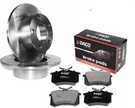 ZADNÉ DISKY A DESTIČKY VW PASSAT B5 AUDI A6 C5 SET