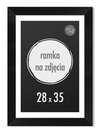 Fotorámik 28x35 cm 35x28 - Čierny Fotorámik 28x35 cm 35x28 - Čierny