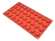 Pologuľová forma na jednodielne porcie 36 mini Pologuľová forma na jednodielne porcie 36 mini
