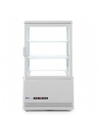 Biela nastaviteľná chladiaca vitrína, výška 816 mm
