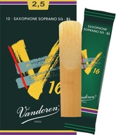 2,5 Vandoren V16 SR7125 soprán saxofónový plátok