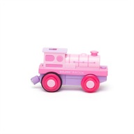 Ružová lokomotíva s pohonom pre Powerful Pink Loco Bigjigs Rail Ružová lokomotíva s pohonom pre Powerful Pink Loco Bigjigs Rail