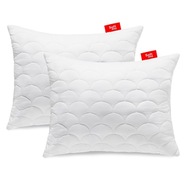 ANTALERGICKÝ VANKÚŠ 2x50x60cm PREŠÍVANÝ SET NA SPANIE, BIELY Z POĽSKA ANTALERGICKÝ VANKÚŠ 2x50x60cm PREŠÍVANÝ SET NA SPANIE, BIELY Z POĽSKA