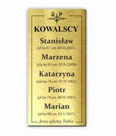 Náhrobná tabuľa Náhrobná tabuľa gravírovaná 90x45 Náhrobná tabuľa Náhrobná tabuľa gravírovaná 90x45