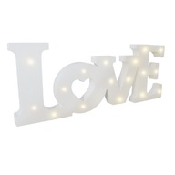 Nápis Love 44 cm LED svadobná svadobná výzdoba spálne