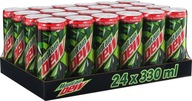 Mountain DEW Sýtený nápoj 24x330ml plechovka Mountain DEW Sýtený nápoj 24x330ml plechovka