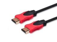 HDMI kábel (M) v2.0, 5m, medený, čierny, zlaté koncovky, ethernet/3D, CL-113
