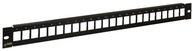 PULSAR Patch panel rack RAP-RJ45 - 24 portov, prázdny