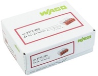 WAGO RÝCHLOSPOJKA NA DRÔT 4x2,5 2273-204 100 ks WAGO RÝCHLOSPOJKA NA DRÔT 4x2,5 2273-204 100 ks
