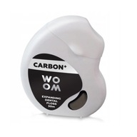 Woom Carbon+ expandujúca zubná niť s aktívnym uhlím 30m
