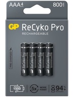 RECYKO PRO BATÉRIE 1,2V 800mAh AAA 4 ks GP RECYKO PRO BATÉRIE 1,2V 800mAh AAA 4 ks GP