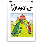 PLAGÁT KRAKOW KRAKOWIAK A DRAK ANDRZEJ MLECZKO PLAGÁT KRAKOW KRAKOWIAK A DRAK ANDRZEJ MLECZKO