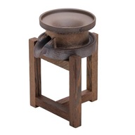 Kreatívna súprava keramických čajových filtrov s drevenou policou