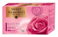 Čierny čaj s lupienkami ruží jemný 20 ks