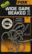 Fox Hooks Wide Gape Beaked X r.1 Barbed 10 ks. Fox Hooks Wide Gape Beaked X r.1 Barbed 10 ks.