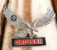 Plechový odznak Eagle Cruiser Krížový odznak Plechový odznak Eagle Cruiser Krížový odznak