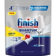 Quantum All-in-1 lemon Finish tablety do umývačky riadu 35 ks. Quantum All-in-1 lemon Finish tablety do umývačky riadu 35 ks.