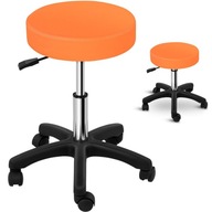 Otočná kozmetická stolička Physa AVERSA na kolieskach - oranžová