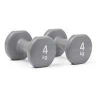 SIVÁ LIATINA REEBOK DUMBS, 2 KUSY, 4 KG SIVÁ LIATINA REEBOK DUMBS, 2 KUSY, 4 KG