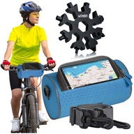 BICYKLOVÝ TAŠK NA RIADIAĽ NA ELEKTRICKÝ BICYKEL + POPRUH BICYKLOVÝ TAŠK NA RIADIAĽ NA ELEKTRICKÝ BICYKEL + POPRUH