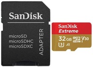 Pamäť SanDisk Extreme microSDHC 32 GB 100 MB/s