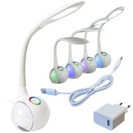Stolná lampa a nočná lampa 2v1 LED 7W RGB 6000K Stolná lampa a nočná lampa 2v1 LED 7W RGB 6000K